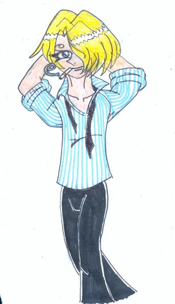 Sanji Posing