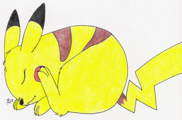 Sleeping Pikachu