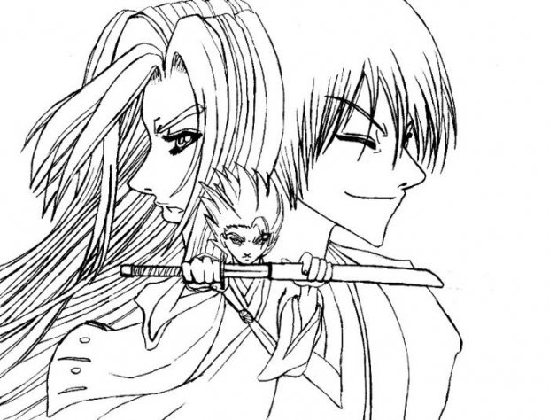 Bleach Trio Lineart