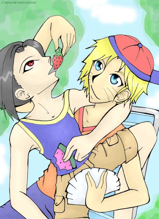 Sasunaru Summer Pic