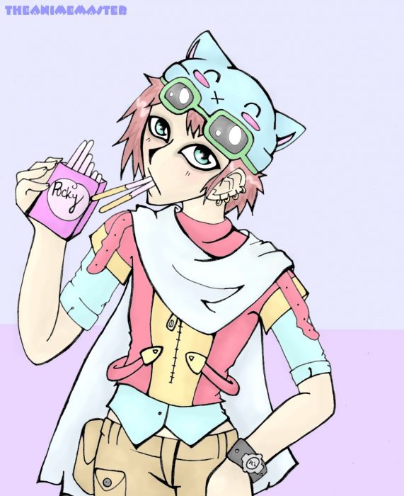 Coloured Gaara Lineart