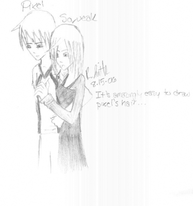 Pixel + Squeak Illustration