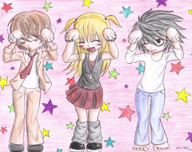 Caramelldansen - L, Misa, and Light