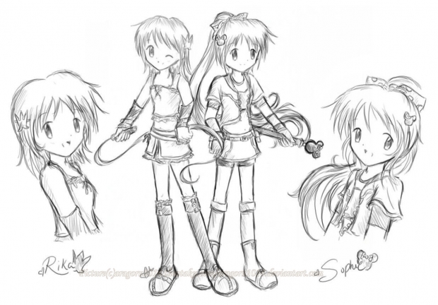 Best Friends: Rika and Sophie