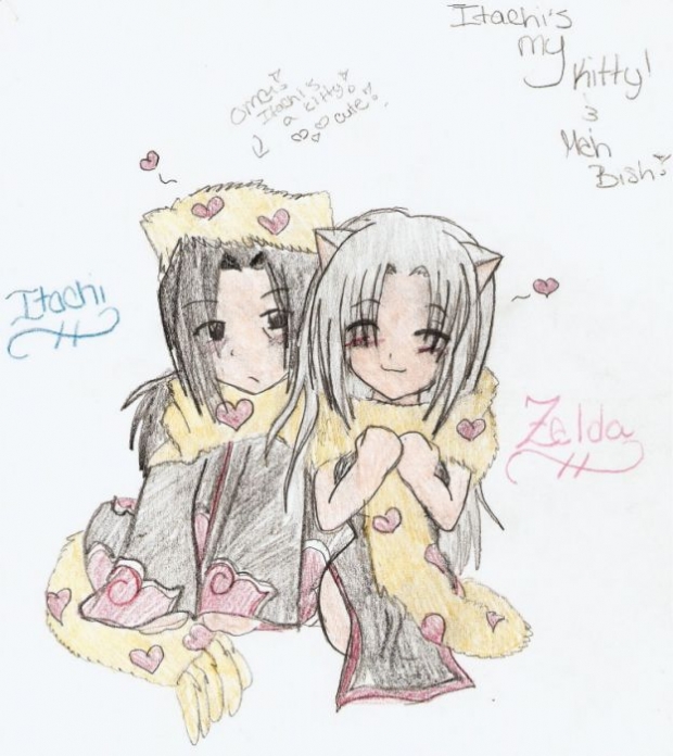 Chibi Zelda And Itachi... 2!!