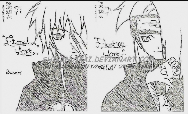 Sasori-Deidara The Best Artists Ever!