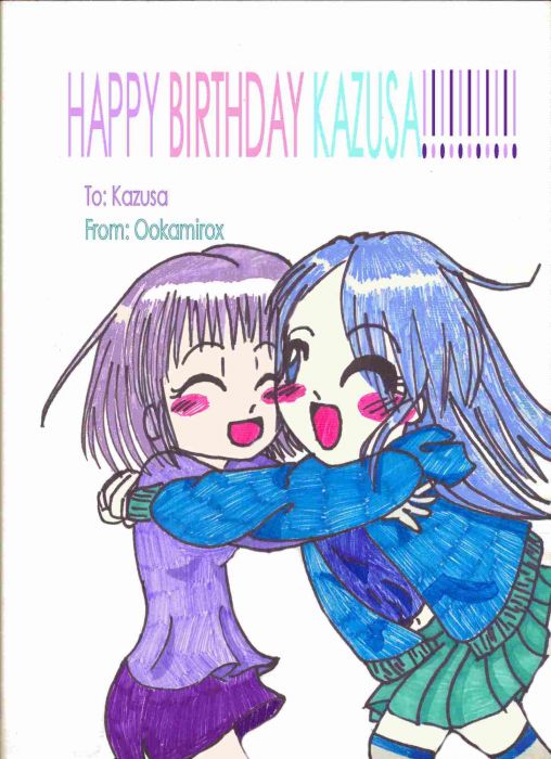 Happy B-day Kazusa!!!!!!