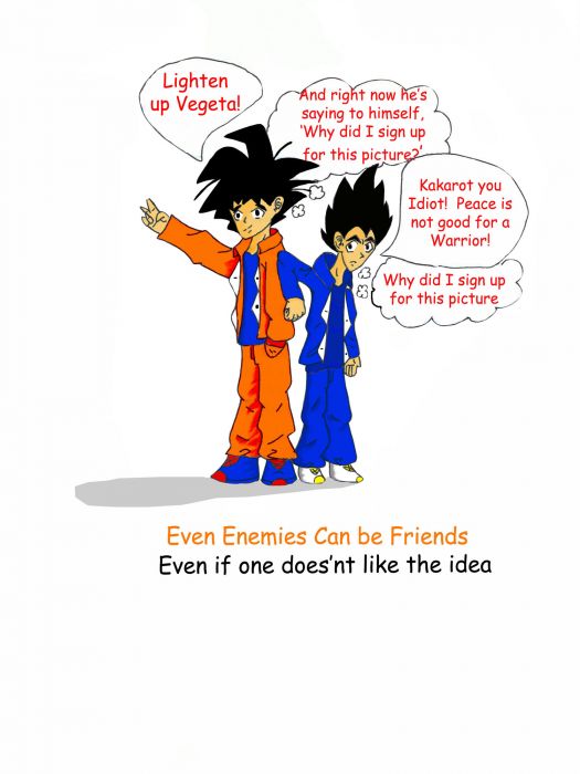Vegeta And Goku, Friends?
