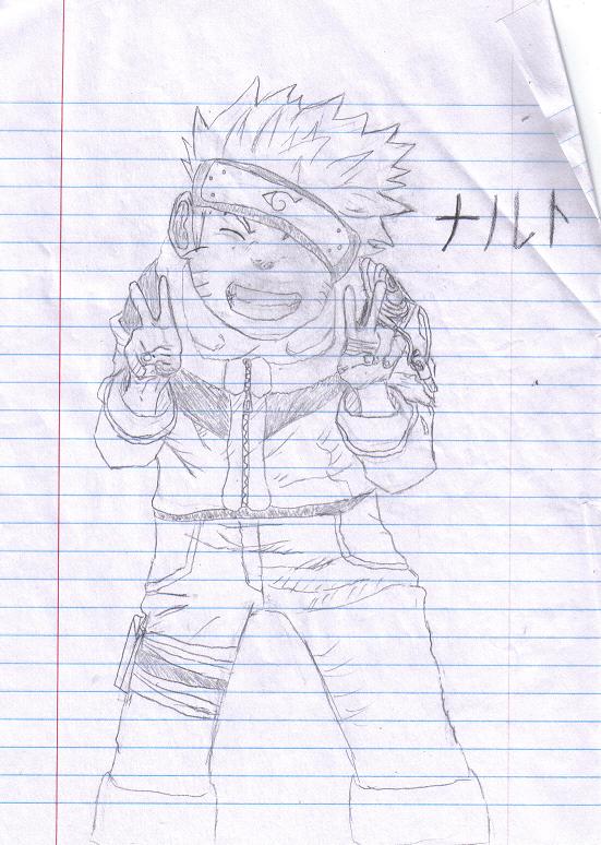 Naruto Imitating His Sensei