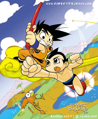 Astro Boy Versus Goku