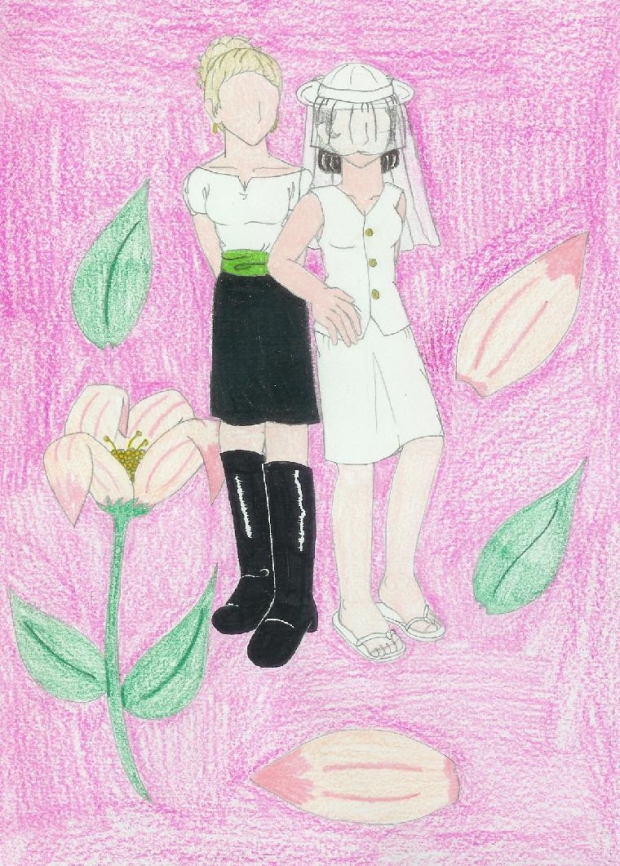 One Piece wedding gown