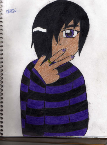 Black And Purple Is Cool...