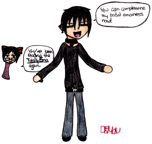 Emo Guy Who Wants A Complement!