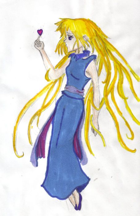 Some Blonde Girl With A Pink Heart