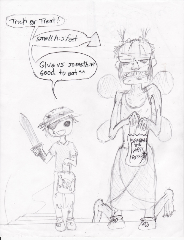 SpookySpunky goes Trick or Treating