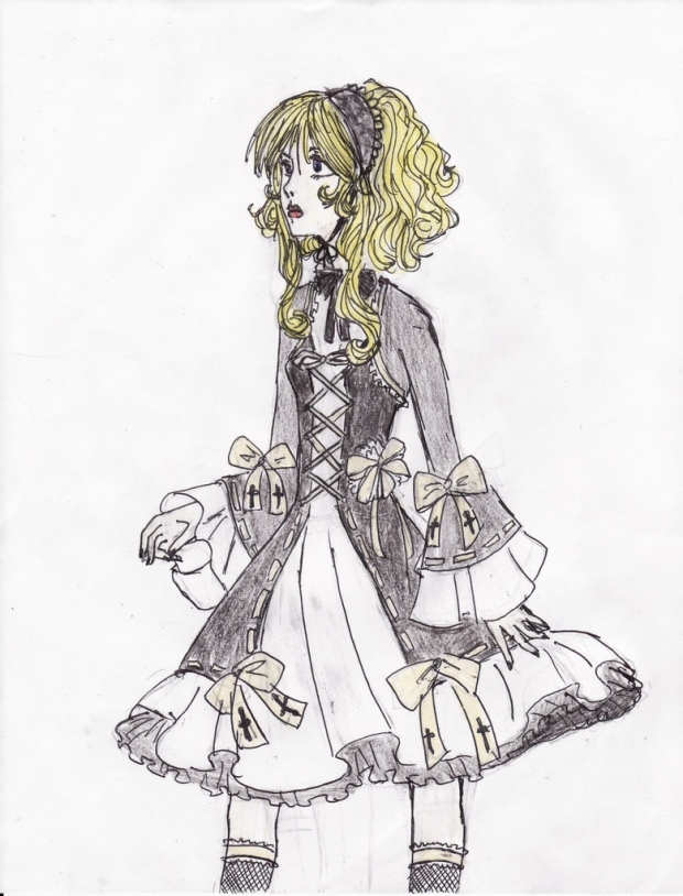 Something that looks like Gothic Lolita