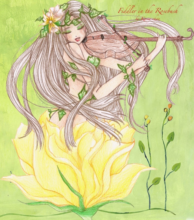 Fiddler in the Rosebush