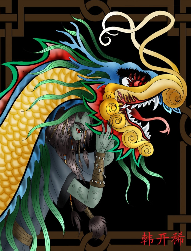 Sandy the Chinese River Dragon