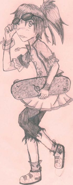 Skateboatd Gurl