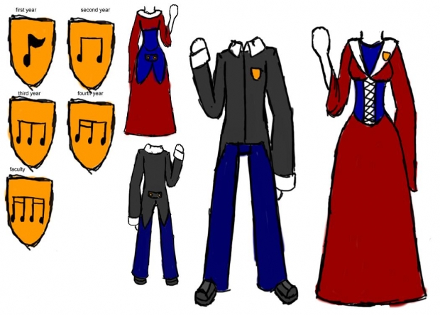 music acadamy uniforms