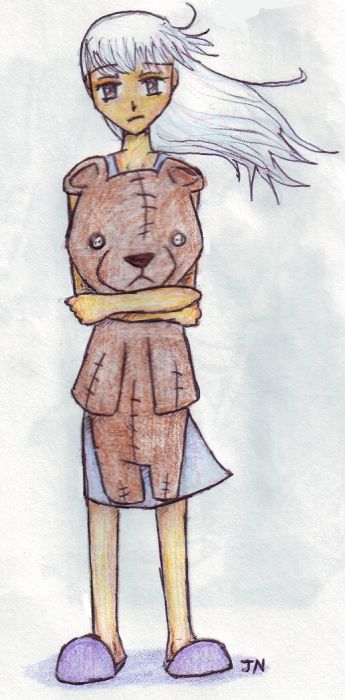 Girl And A Teddy Bear