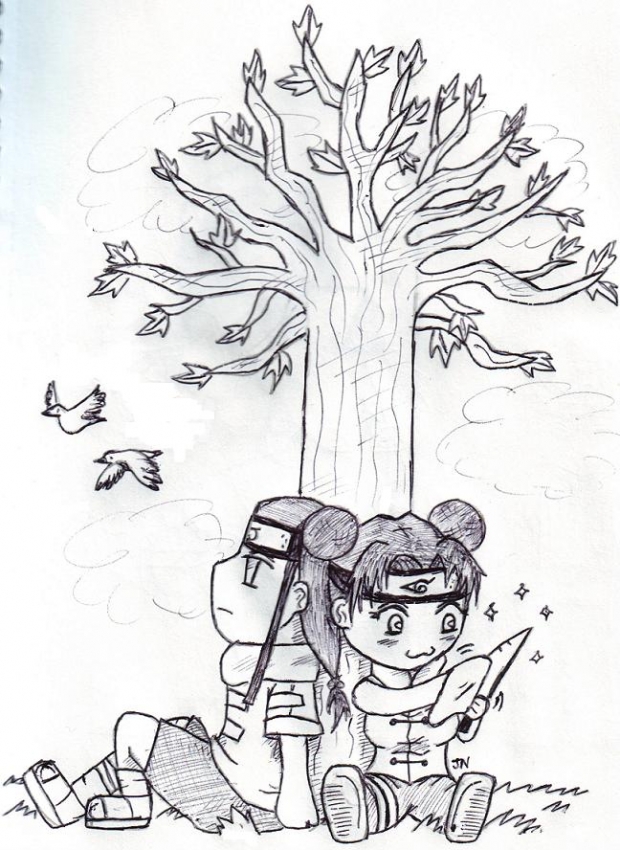 Neji And Tenten Chibi