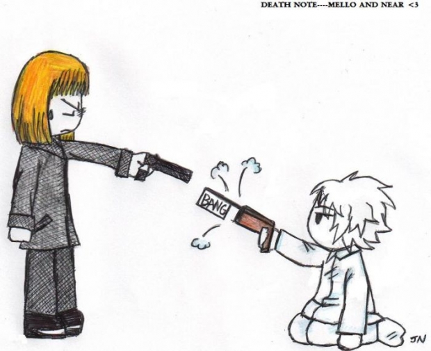 Mello And Near Chibis