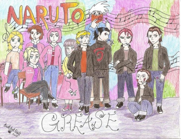 Naruto As Grease