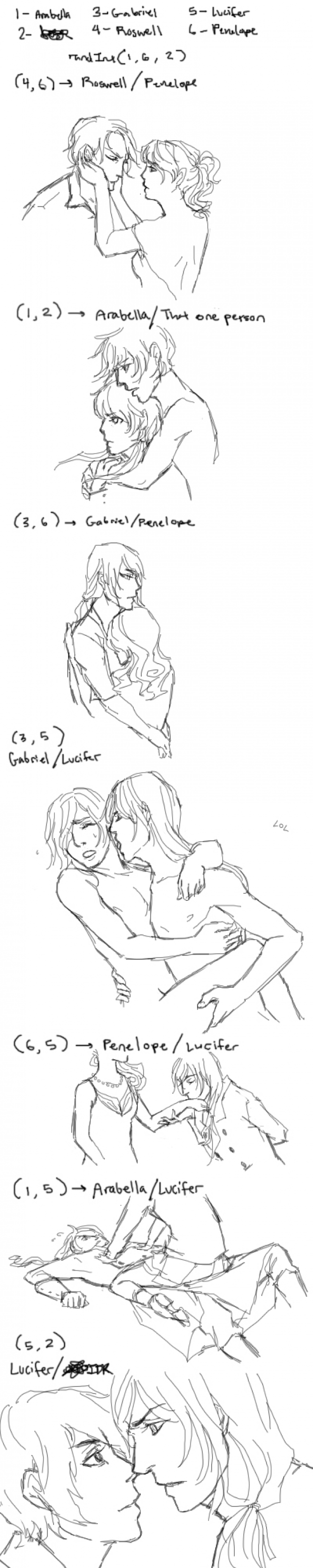 GA - pairing doodles