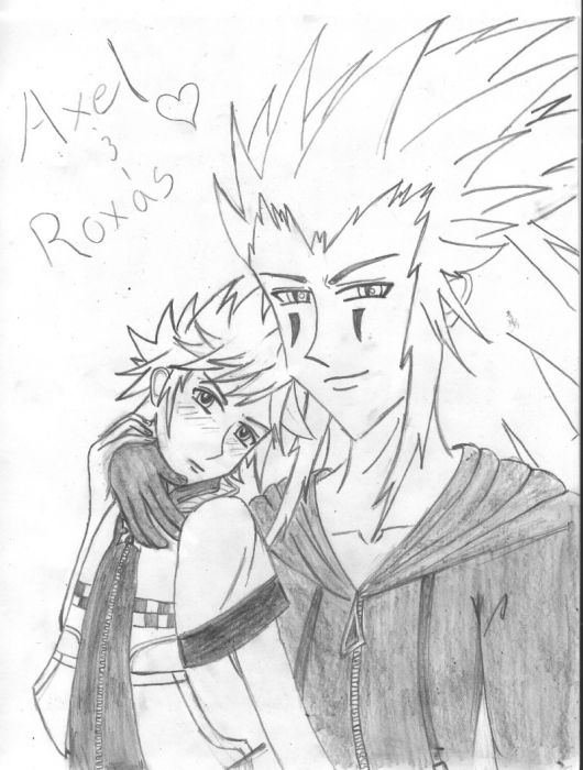 Axel+roxas (pencil)