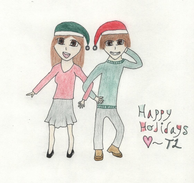 Happy Holidays from Carolyn and Cameron!