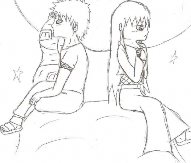 Gaara And Crystal Moonlight Shot