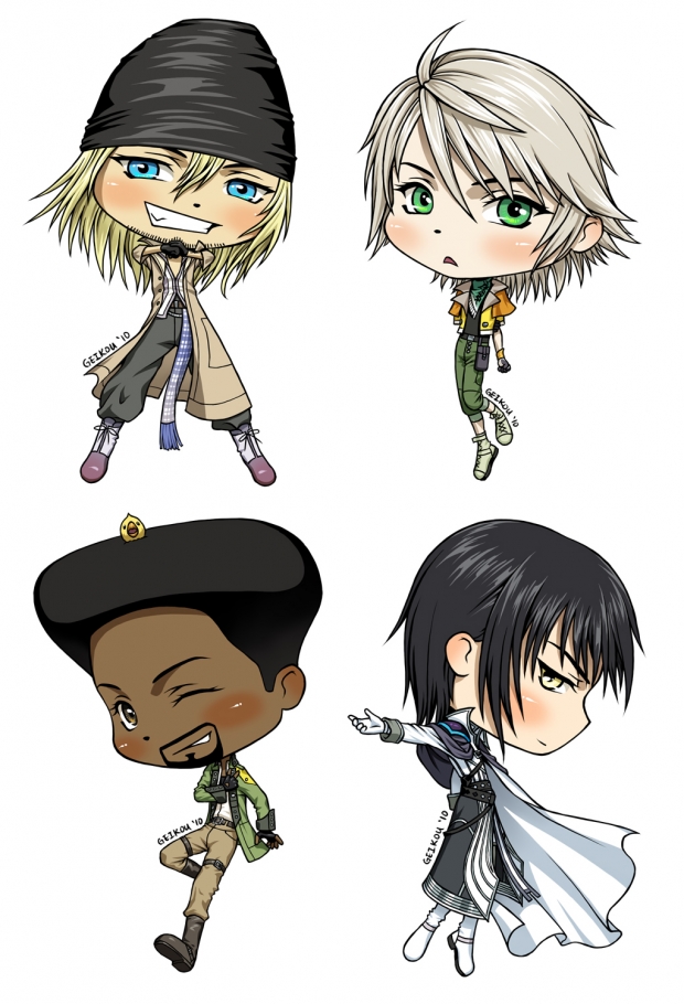 Chibi Gents of FFXIII