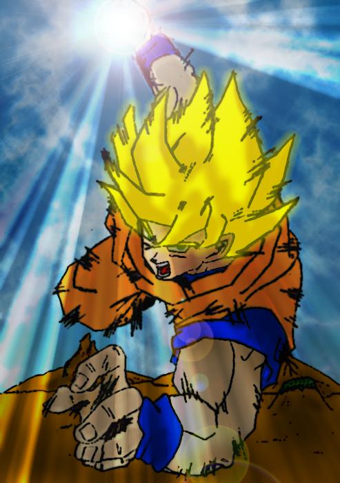 Goku's dash attack