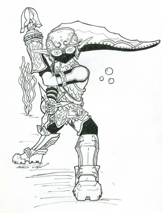 Link: The Underwater Ninja