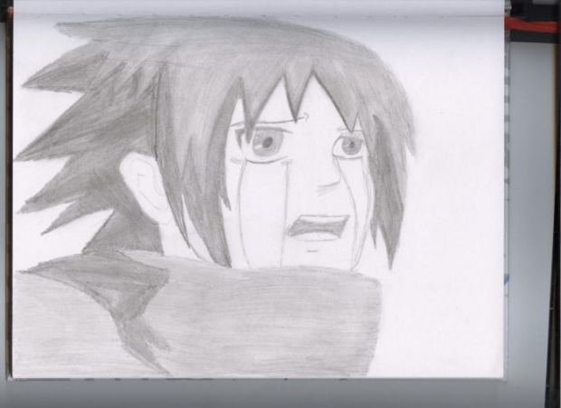 Crying Sasuke