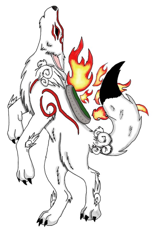Amaterasu, Okami With Photoshop