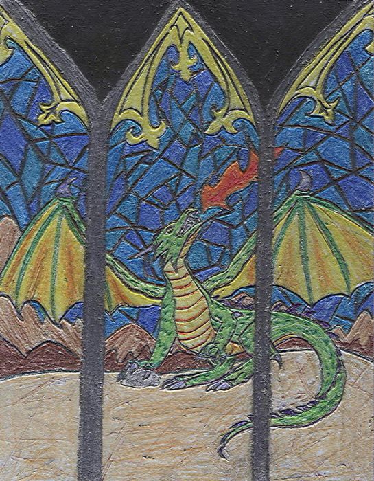 Stain-glass Dragon