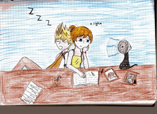 Studying With Roxas ...