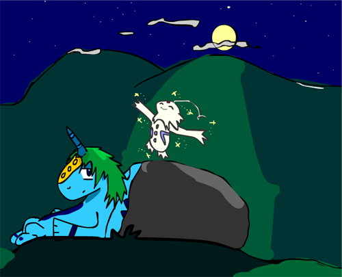 Seamon In Moon Light