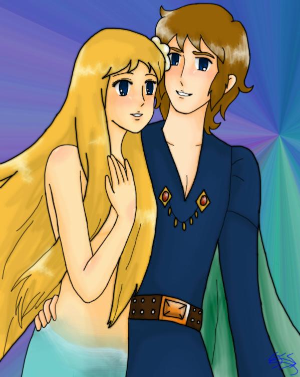 Little Mermaid And Her Prince