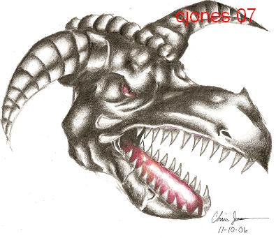Head Of The Black Demon's Dragon