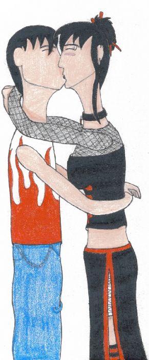 Tsukiko & Ryuhuo Kiss