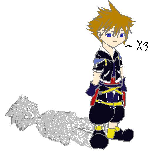Chibi Sora And Anti Sora