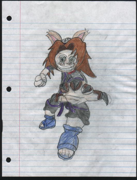 Fadra93 As A Ninja (colored)