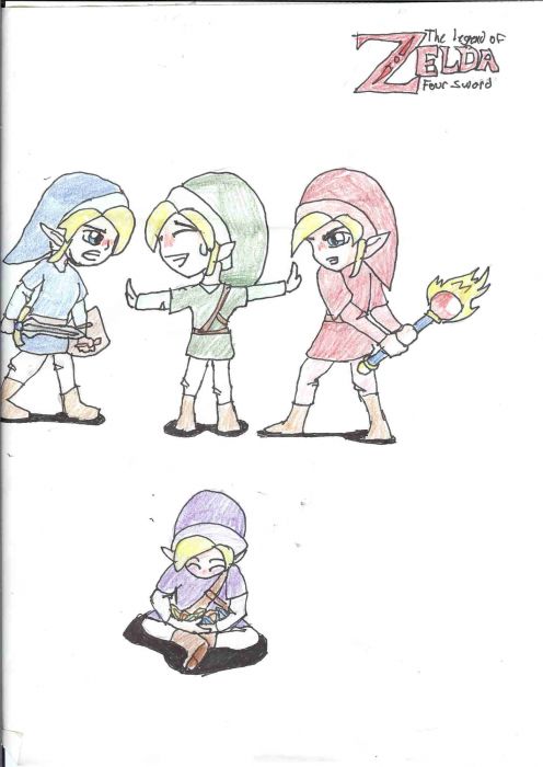 Legend Of Zelda Four Swrods