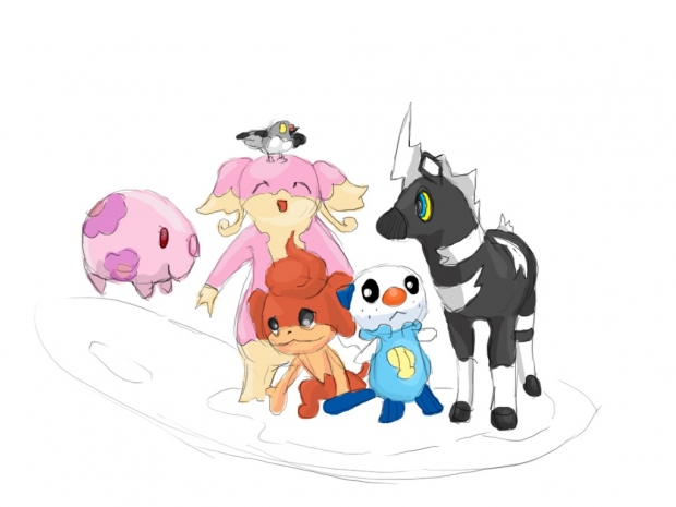 Pokemon white team