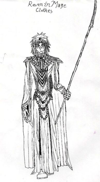 Raven In Mage Robes