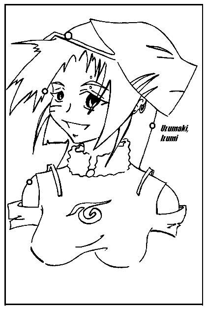 Izumi Uzumaki  (line Art)