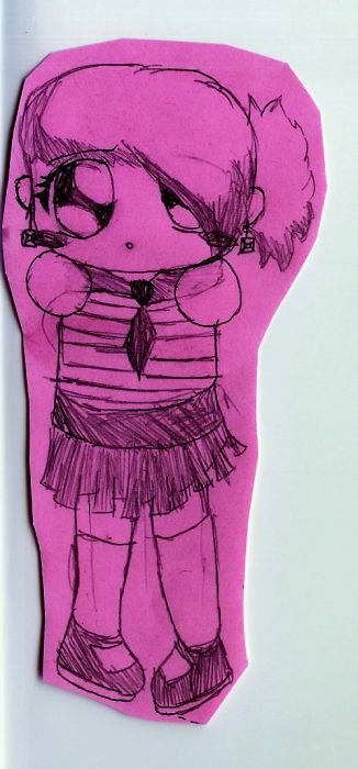 Baby Sakura With Her Hair Up